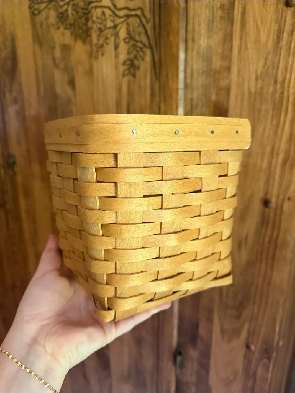 Longaberger 2002 Small Basket - Spoon,  Utensils Or All Occasion